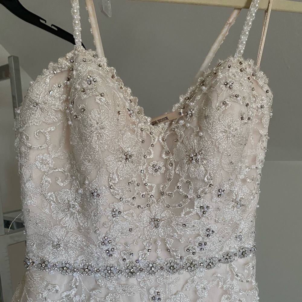 Wedding dress. Rose gold color. Bought for $4500. Asking for $1300 #wedding